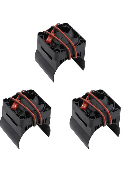 3x 42MM Motor Soğutma Fanı Isı Emici 1/10 E-Zirvesi Arrma 1/8 Kraton Talion Rc Araba, Siyah (Yurt Dışından)