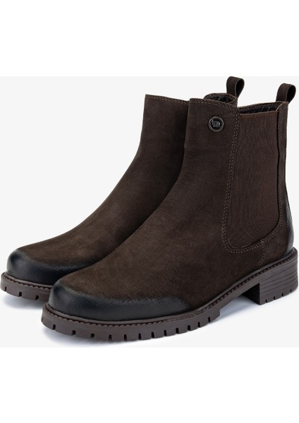 Kadın Kahverengi Nubuk Düz Bot 33 2026 Bn Bot SK24-25 Kahve Nbk modelleri