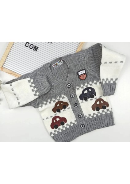 Arabalı Örme Hırka