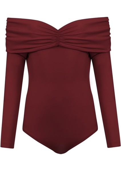 Tolero Uzun Kollu Çıtçıtlı Bodysuit