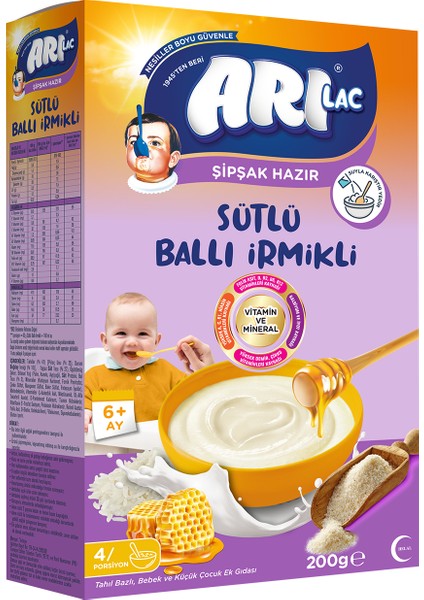 Ballı Irmikli Kaşık Maması 200 gr