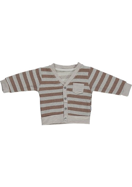 Penye Çizgili Hırka