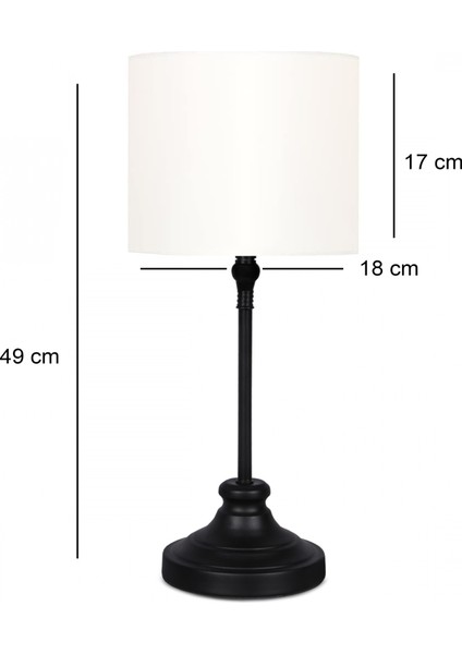Club 2'li Metal Abajur Krem 241828 modelleri