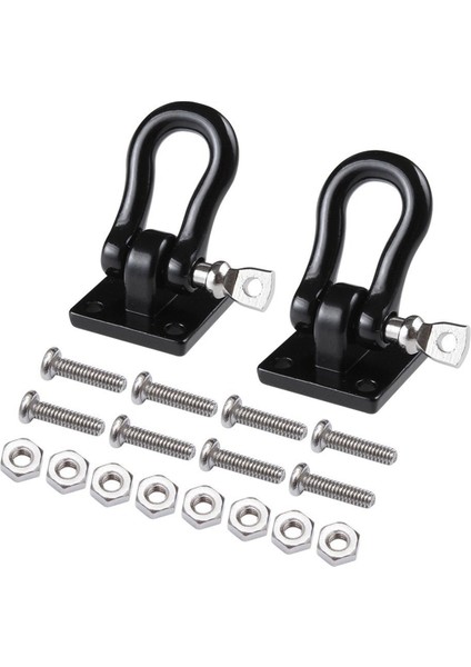 8 Adet Metal Römork Çekme Tokası Çeki Kancaları Pranga 1/10 Rc Paletli Araba Trx4 Eksenel SCX10 D90 (Yurt Dışından) fırsatları