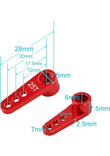 3x -1181MG Servo 18G 3.5kg Metal Dişli Dijital ve Kol C14 C24 Mn D90 MN99S Rc Araba Için (Yurt Dışından)