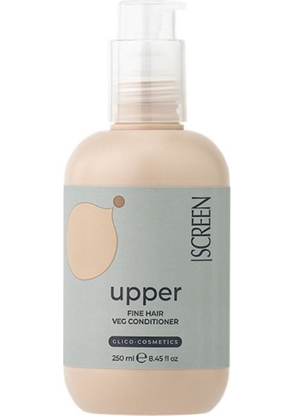 Doku ve Hacim Saç Kremi Screen Upper Fine Hair Veg Conditioner 250 ml