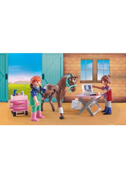 Playmobil 71241 Country Atlar Için Veteriner modelleri