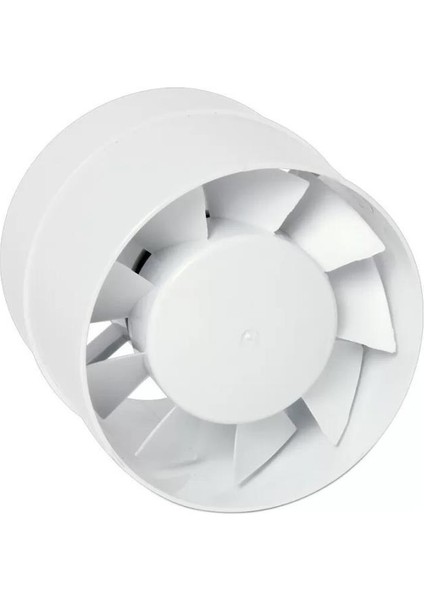 Mutfak Banyo Garaj Kanal Tipi Havalandırma Aspirator 12 cm