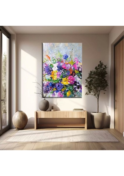 Bahar Çiçekleri Kanvas Tablo