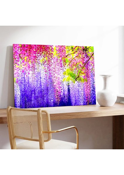 Soyut Rengarenk Çiçekler Kanvas Tablo modelleri