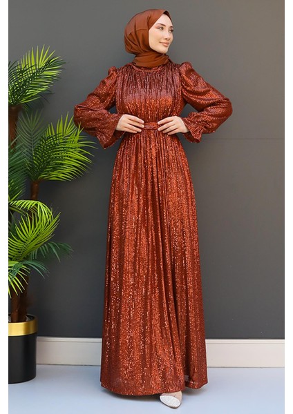 Pul Payet Kelebek Abiye Gold