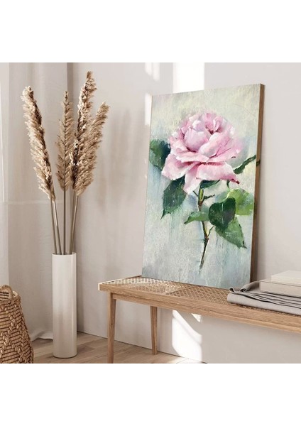Pembe Gül Kanvas Tablo modelleri
