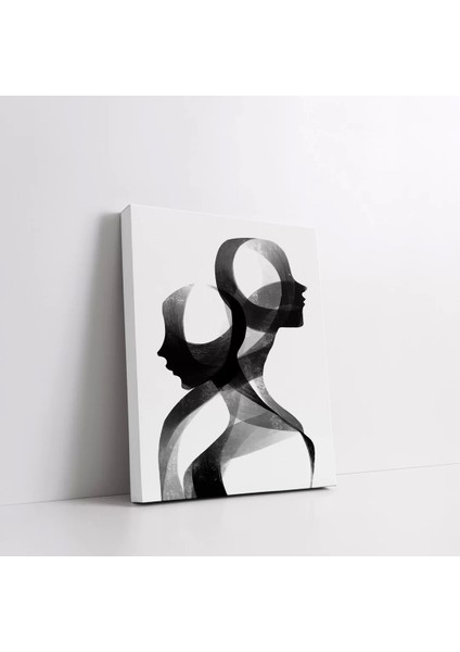 Siyah Beyaz Heykel Kanvas Tablo fiyatları