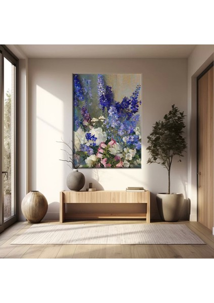 Orkide ve Menekşe Kanvas Tablo