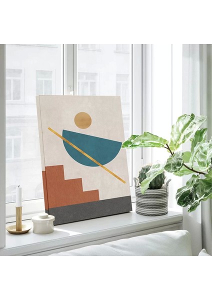 Geometrik Simetri Kanvas Tablo fiyatları