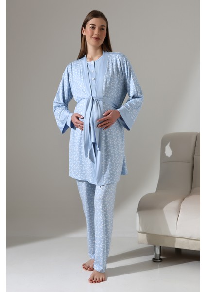 shop 3'lü Hamile Pijama Takımı