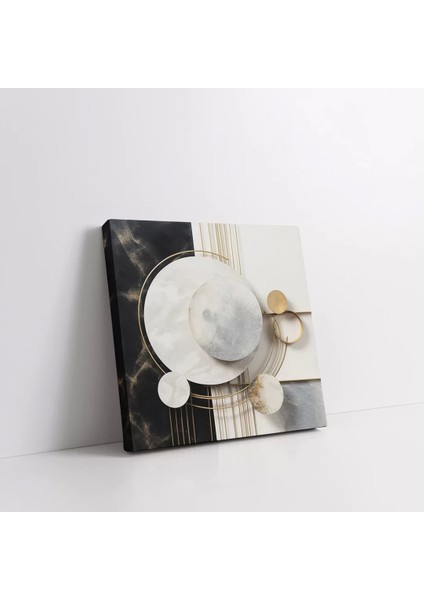 Modern Geometri Kanvas Tablo modelleri