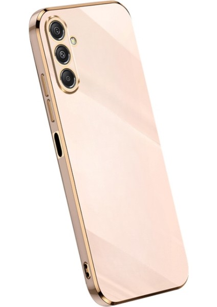 Samsung M34 5g   Şanzeli̇ze Kilif Rose Gold