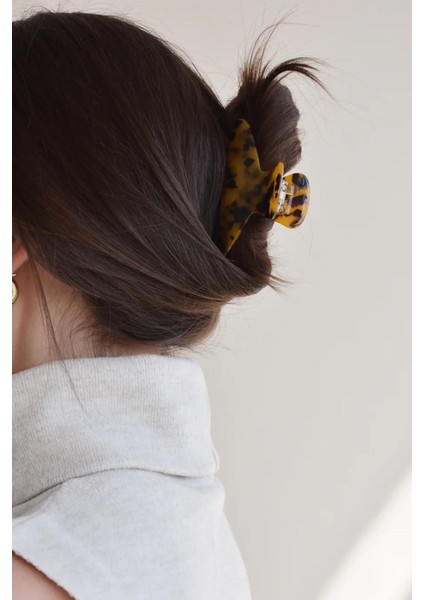 Carolina Kaplumbağa Sırtı Lüks Asetat Mandal Toka