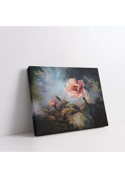 Soyut Pembe Gül Kanvas Tablo fiyatları