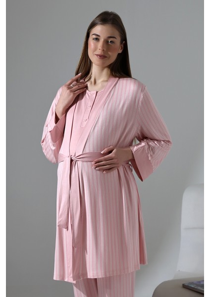 Likapashop 3'lü Hamile Pijama Takımı fiyatları