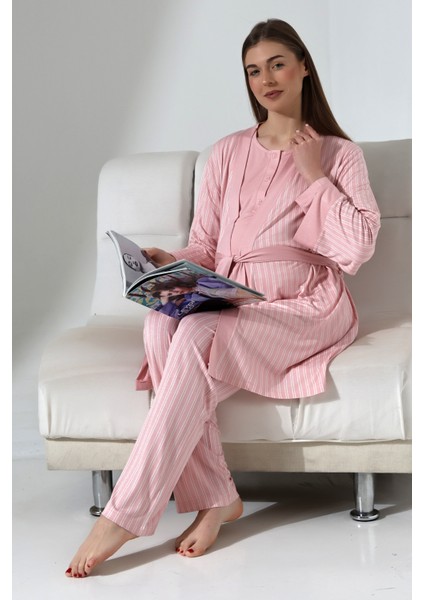 Likapashop 3'lü Hamile Pijama Takımı fırsatları