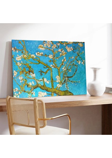 Vincent Van Gogh Çiçek Açan Badem Dalları Kanvas Tablo modelleri