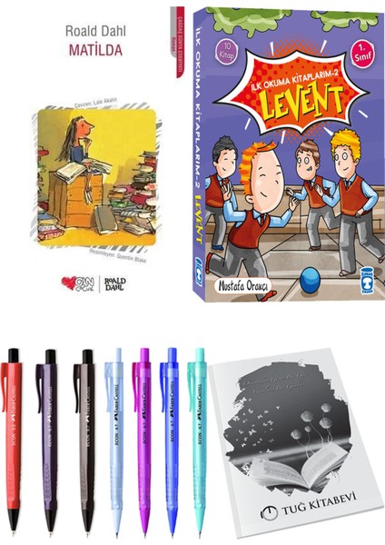 İlk Okuma Kitaplarım 2 Levent 10 Kitap ve Matilda 2li Set