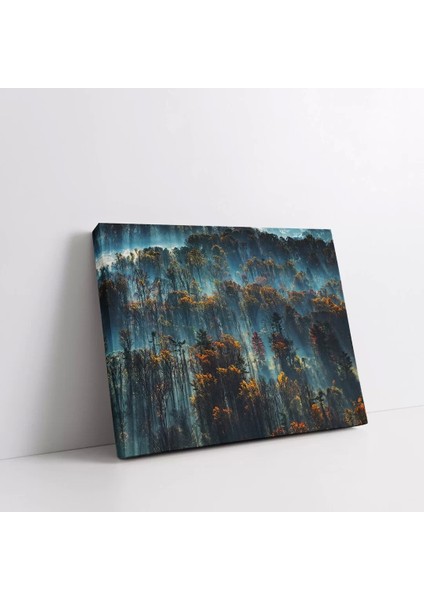 Sonbahardaki Orman Kanvas Tablo fiyatları