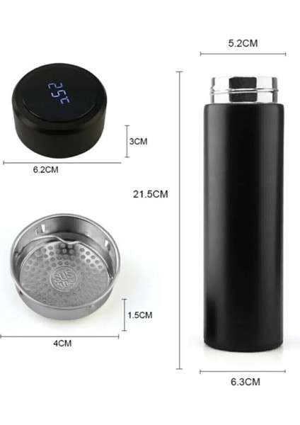 Termos Dereceli Isı Göstergeli Termos Vakumlu Çelik Isı Sıcaklık Göstergeli 0,50 Litre Termos modelleri