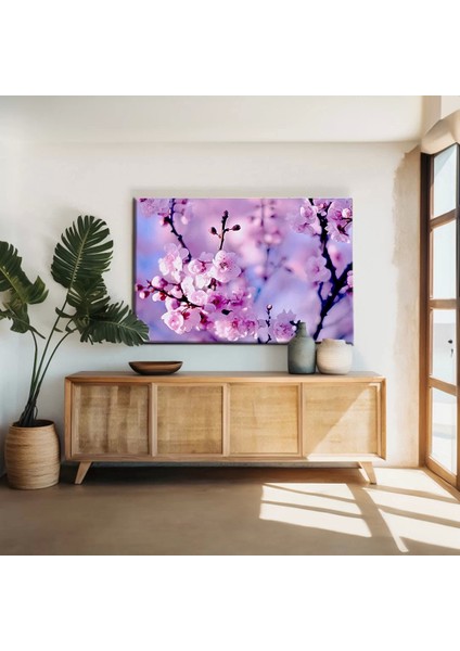 Şeftali Çiçeği Kanvas Tablo