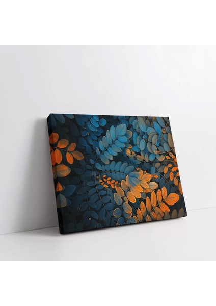 Sonbahar Ağaç Yaprakları Kanvas Tablo fiyatları