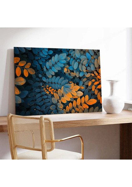 Sonbahar Ağaç Yaprakları Kanvas Tablo modelleri