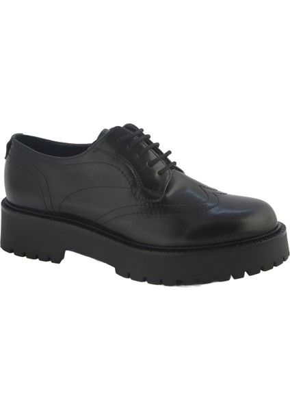 Kadın Oxford ( Klasik) 1M5319 Comart 5319 Vitello Ry Nero