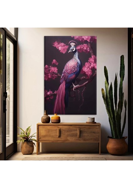 Tavus Kuşu Kanvas Tablo