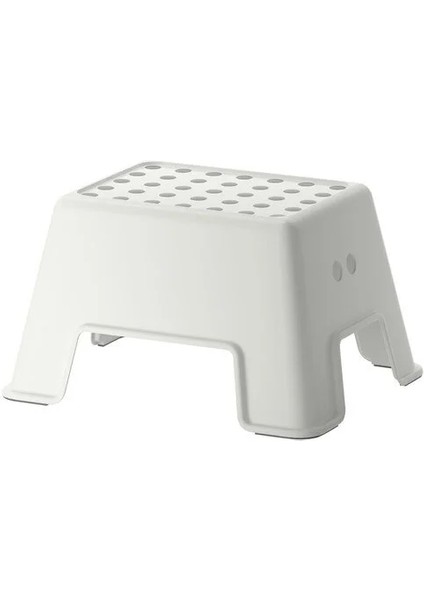 Sumuhome Bolmen Basamak Tabure Beyaz 44X35X25 cm