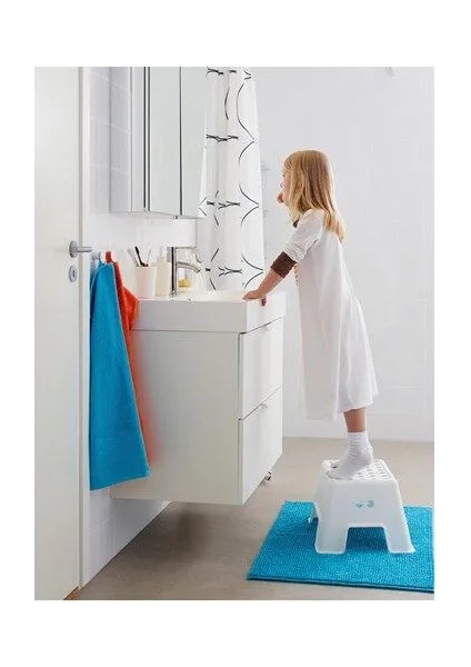 Sumuhome Bolmen Basamak Tabure Beyaz 44X35X25 cm fırsatları