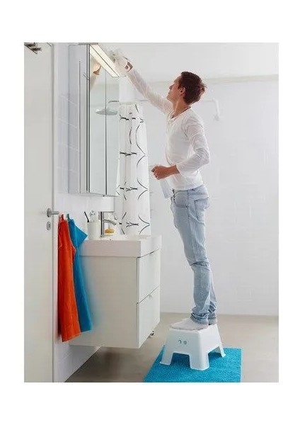 Sumuhome Bolmen Basamak Tabure Beyaz 44X35X25 cm indirimleri