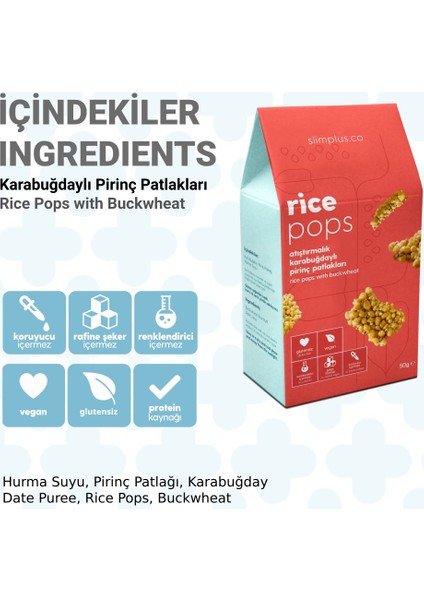 2'li Glutensiz Vegan Rice Pops Mix Paket fırsatları