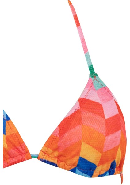 Fall in Love Regular Fit Baskılı Üçgen Bikini Üstü Z9809AZ23SM modelleri