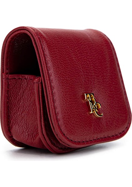 Unisex Hakiki Deri Bordo Airpods Kılıfı Cuzdan 995 230250 Aırpods SK23/24 Bordo Dr