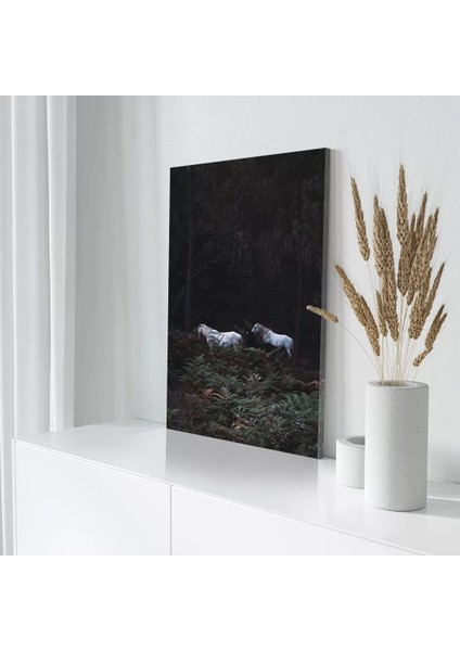 Ormandaki Atlar Kanvas Tablo modelleri