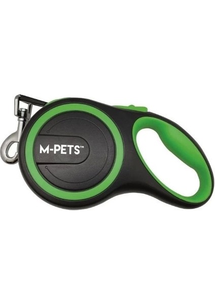 Liberty Şerit Otomatik Köpek Gezdirme Kayışı 5 mt Yeşil Medium
