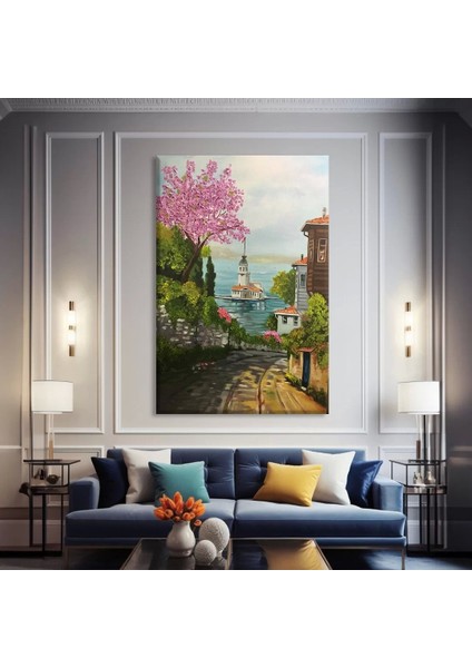 Yeşil Bahçe Kanvas Tablo