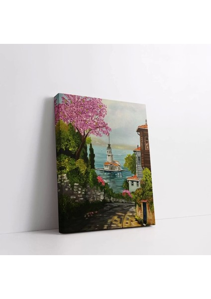 Yeşil Bahçe Kanvas Tablo fiyatları