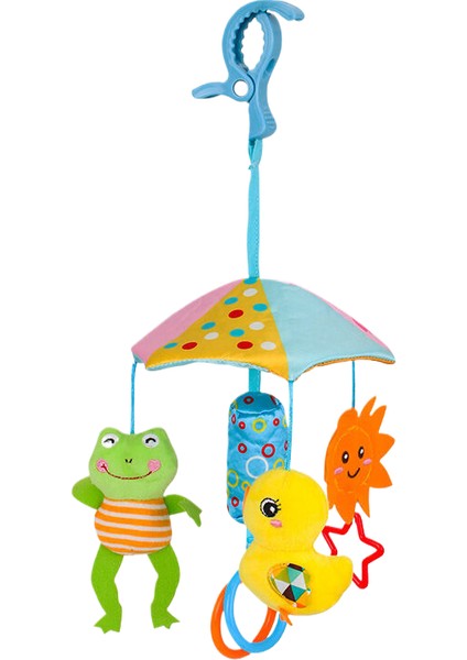 Beşik Oyuncak Karikatür Asılı Şemsiye Dönebilen Çıngırak Yatak Çan Mavi (Yurt Dışından)