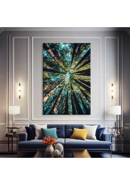 Sonbahar Akışı Kanvas Tablo