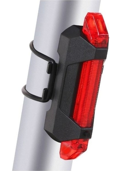 USB Şarj Edilebilir LED Bisiklet Ikaz Lambası, Arka Uyarı Lambası