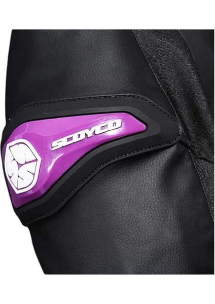 JK153W Korumalı Kadın Motosiklet Montu Mor fırsatları