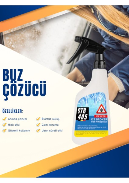 Araç Camı Kış Buz Çözücü ve Buzlanma Önleyici Görüş Güçlendirici Sprey 500 ml fiyatları